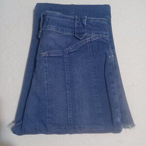 We the Free Women's Raw Hem Zippered Front Pocket Flare Leg Jeans 29